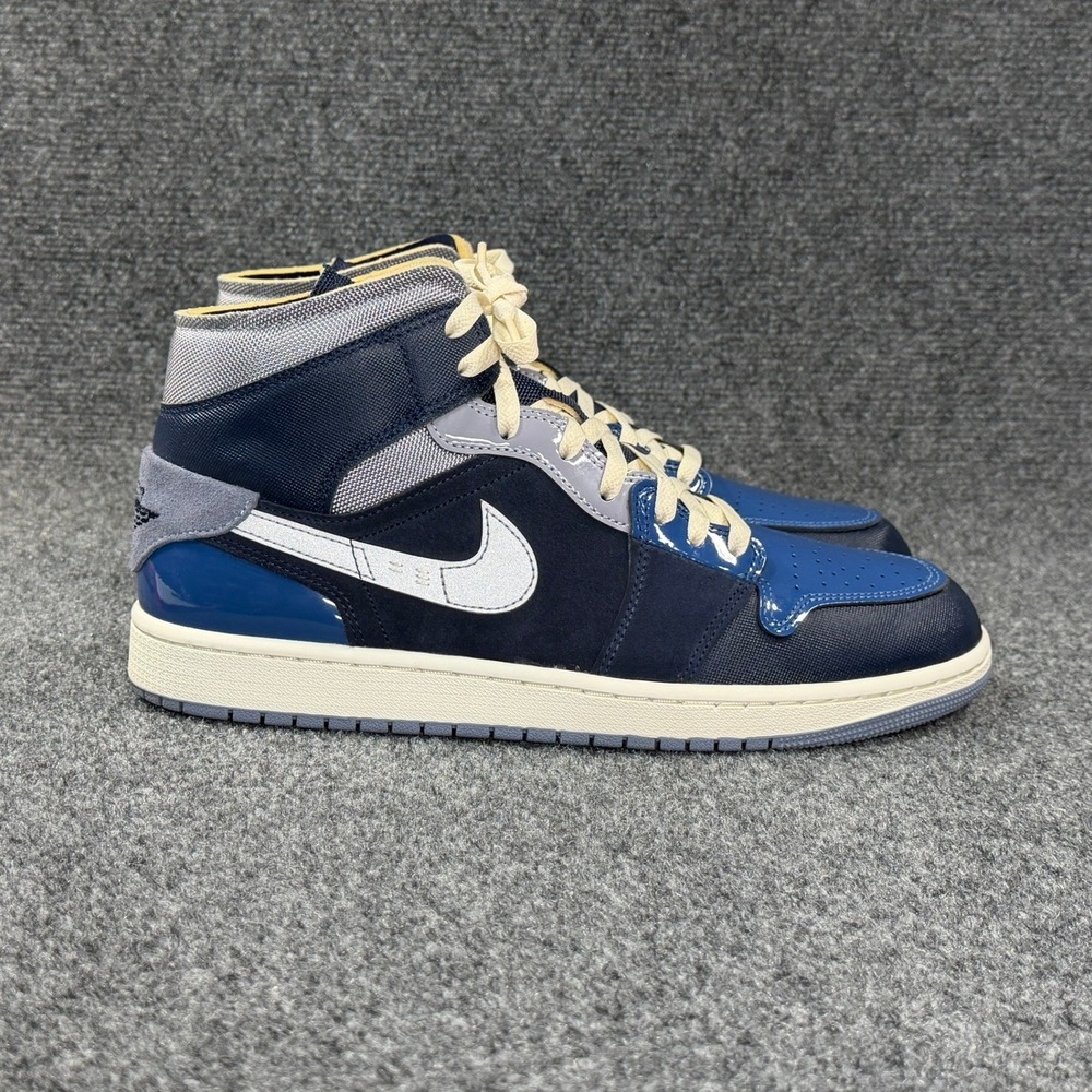 Jordan 1 Mid SE Craft Shoes Men's 11.5 Obsidian French Blue Ashen Slate White